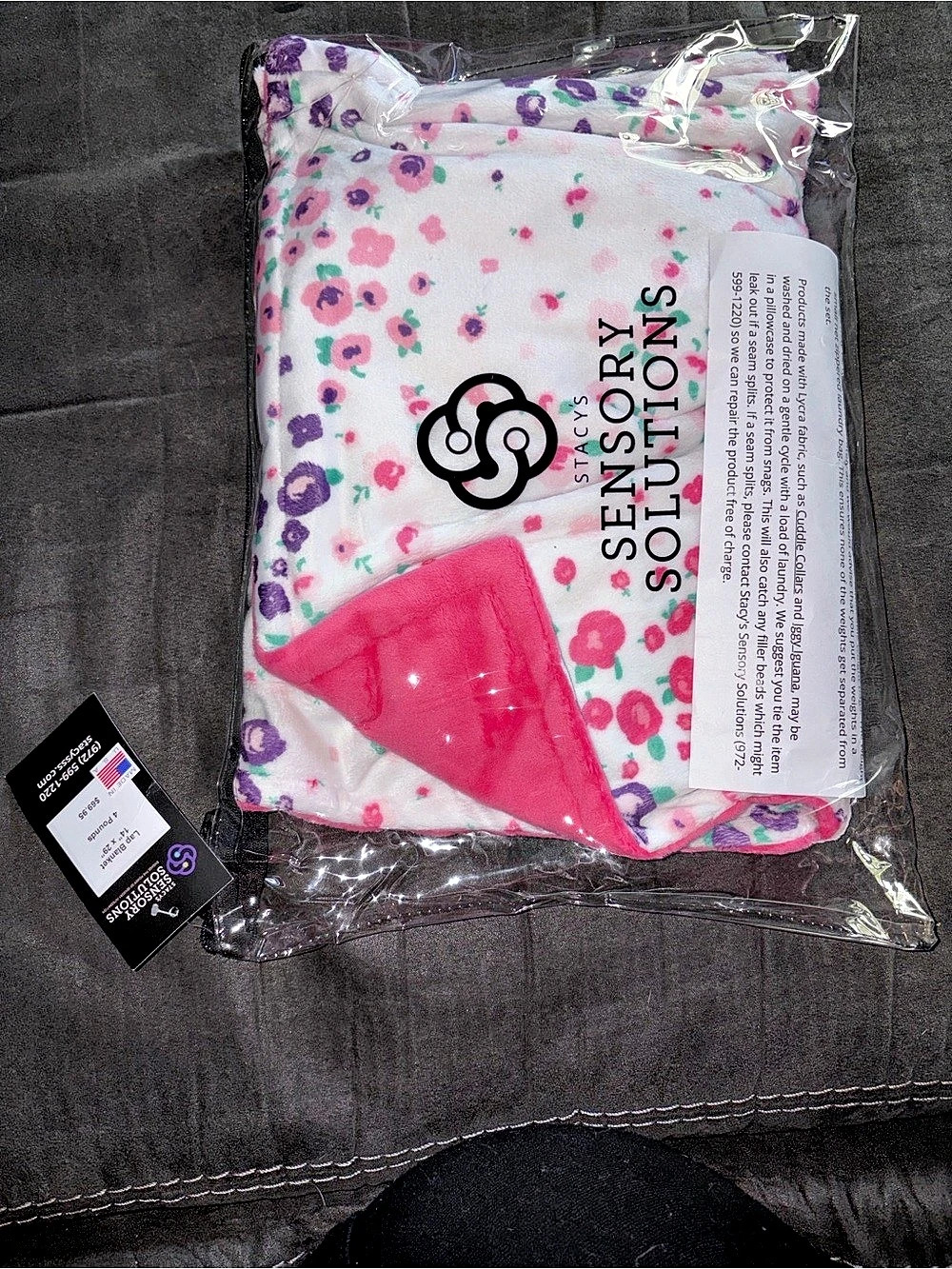 Autism lap, weighted blanket for children and adult adults NWT